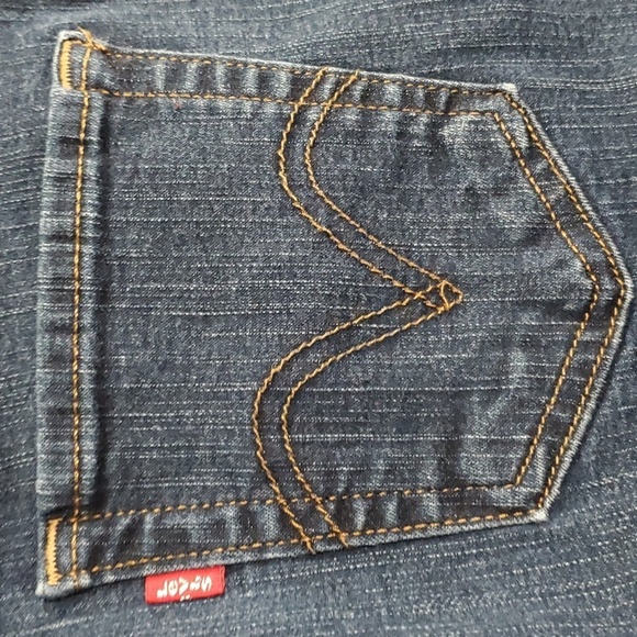 Levis jeans women's size 6 blue perfectly slimming 548 capri y2k - Picture 8 of 14